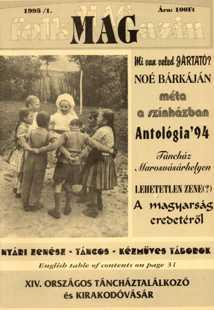 Cover of Zenés - táncos - kézműves táborok - 1995/1