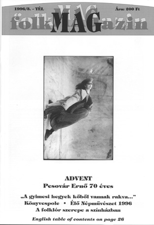Cover of Élő népművészet 1996