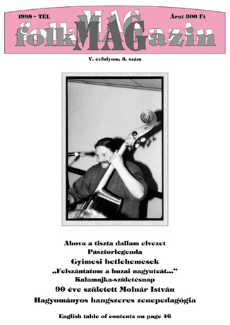 Cover of Hagyományos hangszeres zenepedagógia